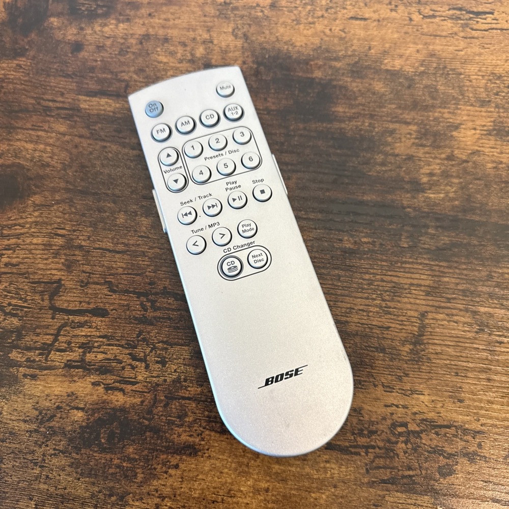 Bose Wave Music System Backlit Remote Control Gray RRS4004-1801E Wireless